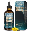 Mullein druppels voor longen, ondersteuning Lung Cleanse/Detox & Respiratory functie voor gezonde ademhaling - Mullein Leaf Extract voor Lungs-2 fl.oz