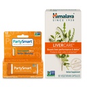Himalaya PartySmart 12 Caps, een capsule voor een betere ochtend na het drinken Plus LiverCare, 90 Caps voor dagelijkse leverreiniging, leverondersteuning en om afval te elimineren 2 Product bundel