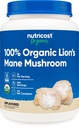 Nutricost Biologische Lion's Mane Paddestoel Poeder 1LB - Gecertificeerd USDA Biologisch