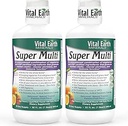 Vital Earth Minerals Super Multi 2-Pack – Multivitamines liquides pour les femmes, les hommes et les enfants, Vitamines liquides avec l'acide fulvique pour une meilleure absorption, support MTHFR, 32 Oz Ea + 1 Oz Cup
