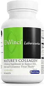 DAVINCI Labs Natures Collagen - BioCell Collageen Supplement met MSM & Glucosamine - Helpt bij de ondersteuning van gezamenlijke gezondheid, huidgezondheid en connectieve weefsels - Glutenvrije - 90 tabletten