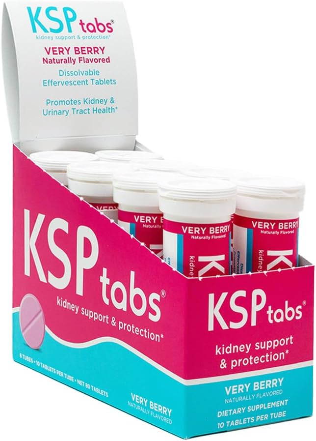 Zeer Berry Alle Natuurlijke Hydratatie & Niergezondheid Supplement ter bestrijding van Calcium Oxalaat Crystal Formatie, 80 tabletten