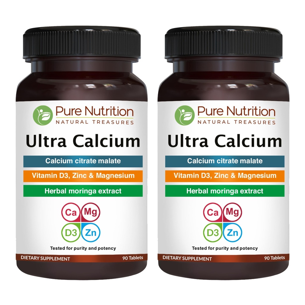 Pure Nutrition Ultra Calcium 1000mg met VIT D3 + K2 