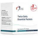 Designs for Health Twoce Daily Essential Packets - Packs de multivitamines quotidiennes avec soutien immunitaire Vitamines Vitamine D + Zinc - Calcium + Capsules de magnésium - OmegHuile de poisson disponible (60 Packets individuels)