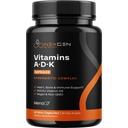 Hoge absorptie ADK vitaminesupplement - Vegan Vitamin D3 K2 MK7 & A for Calcium Regulation Plus Bone Heart Thyroid & Immuun Support - Vitamine ADK met 5000IE D3 Niet GGO & Glutenvrij (2 maanden)