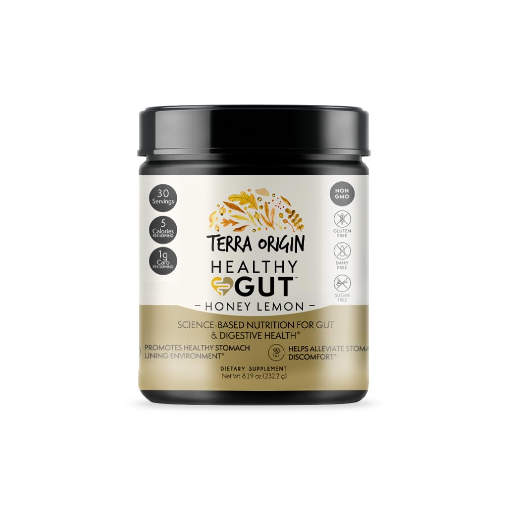 TERRA ORIGIN Healthy Gut Powder (Honey Lemon) 