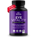HerbaMe Oogvitaminen Supplement met Luteïne, Bilberry, Beta Caroteen, L-Taurine, Zink en Quercetine, 90 Capsules, Ondersteunt Visie, Oculaire en Maculaire Gezondheid, Helpt Ogen Filter Blauw Licht
