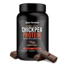 Sport Formule Chickpea Proteïne Poeder, Biologische en Vegan Plant Based Protein, Alle Natuurlijke Proteïne Poeder met Essentiële Aminozuren, Chocolade smaak, slechts 2 netto Carbs met 21 Gram Proteïne