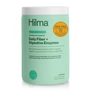 Hilma Daily Fiber and Dispensive Enzymes, Fiber Supplement Powder with Prebiotics and Enzymes Formulated with Psyllium Husk and Acacia, Gluten Free, Vegan, FSA in aanmerking komende, Dispensive Support, 30 Servings