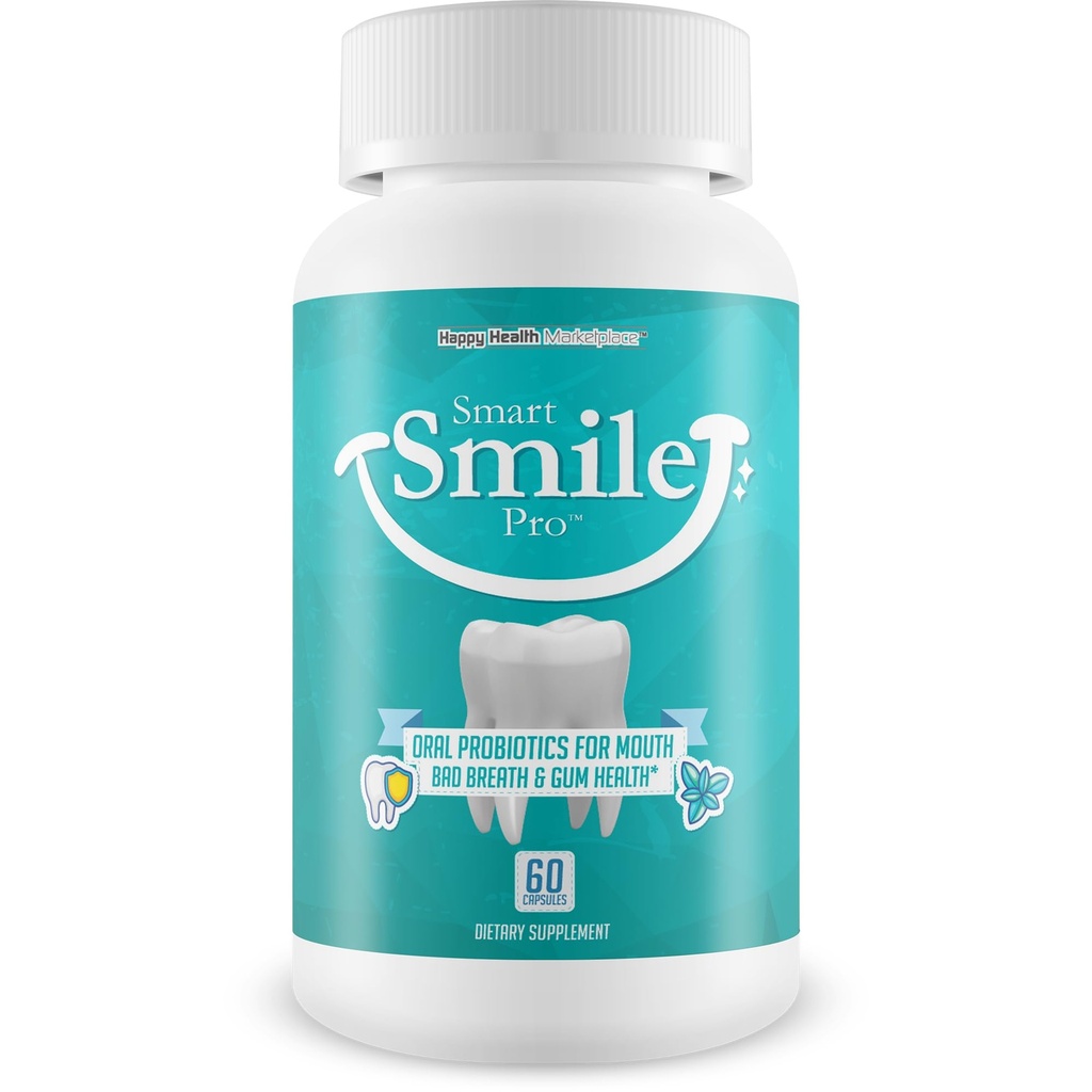 Smart Smile Pro - Onze beste orale probiotica voor tanden en gom - Orale Tandheelkundige Probiotica - Probiotica voor tanden Gezondheid Supplement - Orale Probiotische Tanden Supplement - Probiotische Tanden Vitaminen Supplementen