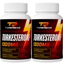 Supplément Turkestérone 1300mg Ultra High Strength (Ajuga Turkestanica Extract Std. à 20% Turkestérone), pour performance athlétique et masse musculaire, 240 Capsules