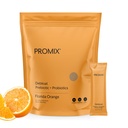 ProMix Nutrition Debloat Prebiotica en Probiotica met Baobab - Rijk aan vitamine C, Bloating Relief, Immune Support - Oranje - 30 porties (pakket van 30)