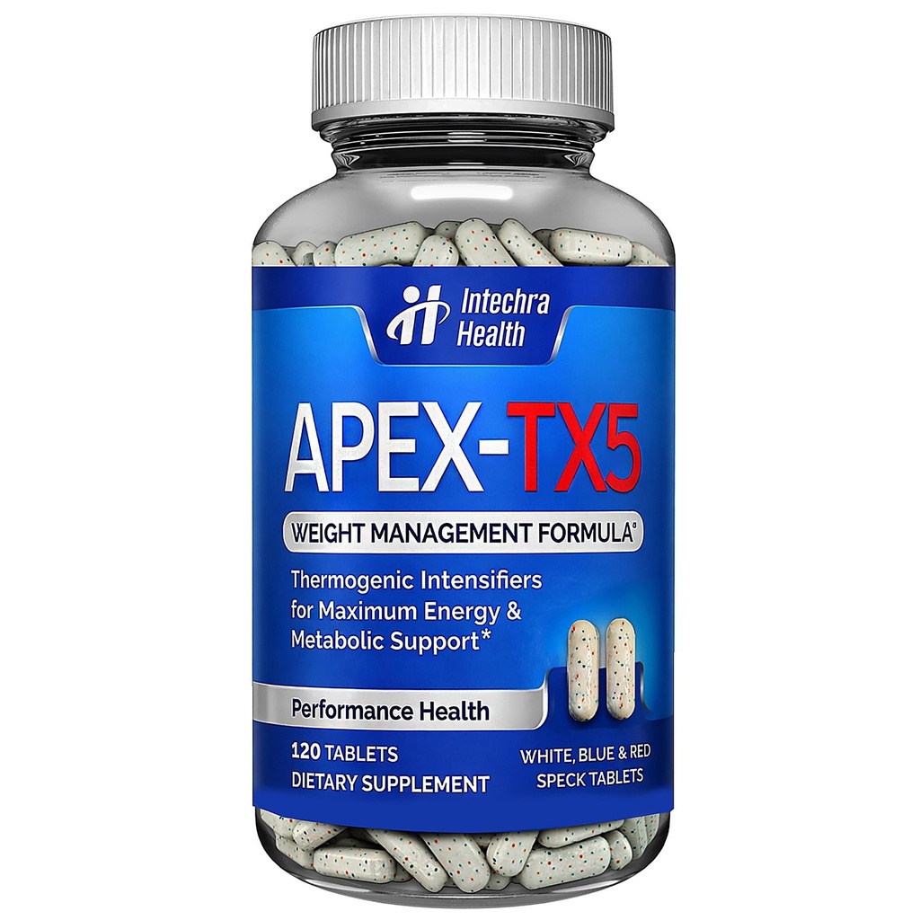Weight Management Dietary Supplément 120 White Blue Red Speck Comprimés fabriqués aux États-Unis La plus haute qualité professionnelle
