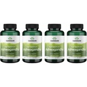 Supplément en poudre de Swanson Ashwagandha - avec la racine d'Ashwagandha pour promouvoir le stress et l'énergie - Supplément ayurvédique pour le bien-être naturel (100 capsules, 450mg chacune) 4 Pack