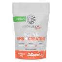 Sunwarrior Creatine HMB Monohydraat Poeder Spierherstel, 240g Pre Workout Supplement voor mannen & vrouwen, Micronized Leucine Herstel Supplement Unflavored 30 Servings