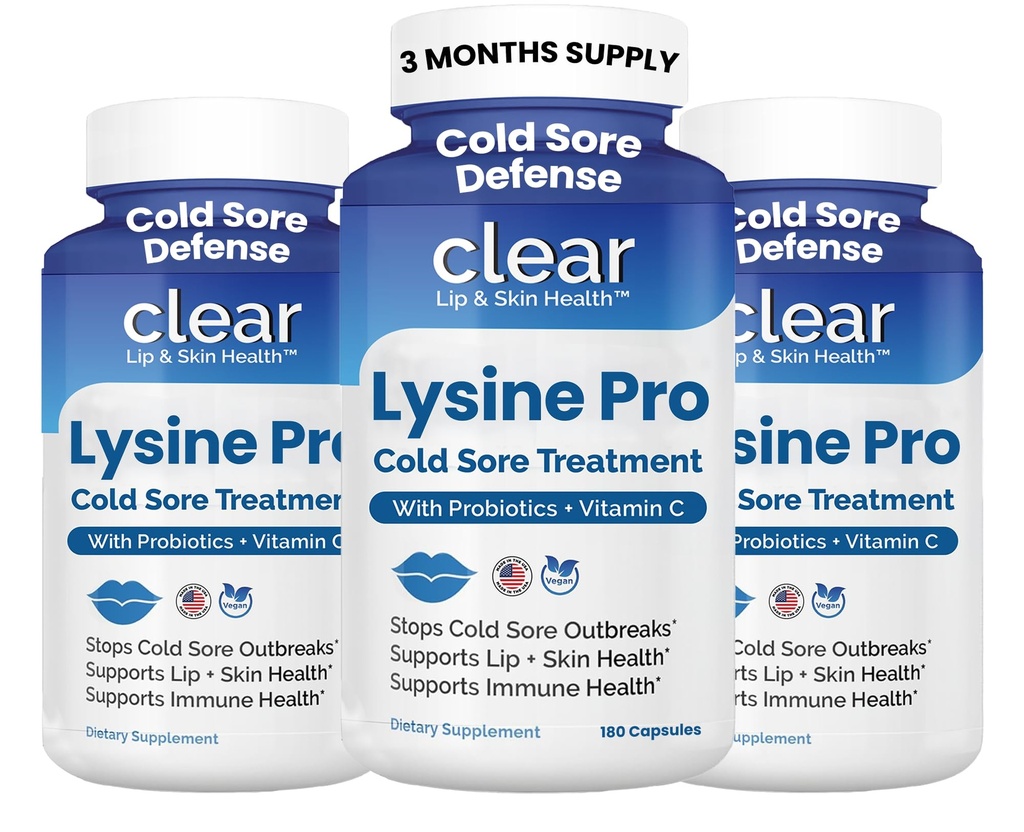 Lysine Cold Sore Treatment for Lips 