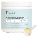 Poudre d'hydratation de Perelel, supplément d'électrolyte avec collagène et acide hyaluronique, arôme de limonade de mangue, sans soja et sans gluten, sans OGM, sans sucre ajouté, 28 portions