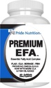 Pride Nutrition Premium EFA Omega 3-6-9 Supplement voor mannen en vrouwen 5 in 1 - EPA, DHA, GLA, ALA & CLA essentiële vetzuren met visolie - Softgel Pillen