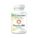 Dr. Clark Niacin 500 (Vitamine B3) Supplement, 500mg, 100 Gelatine Capsules
