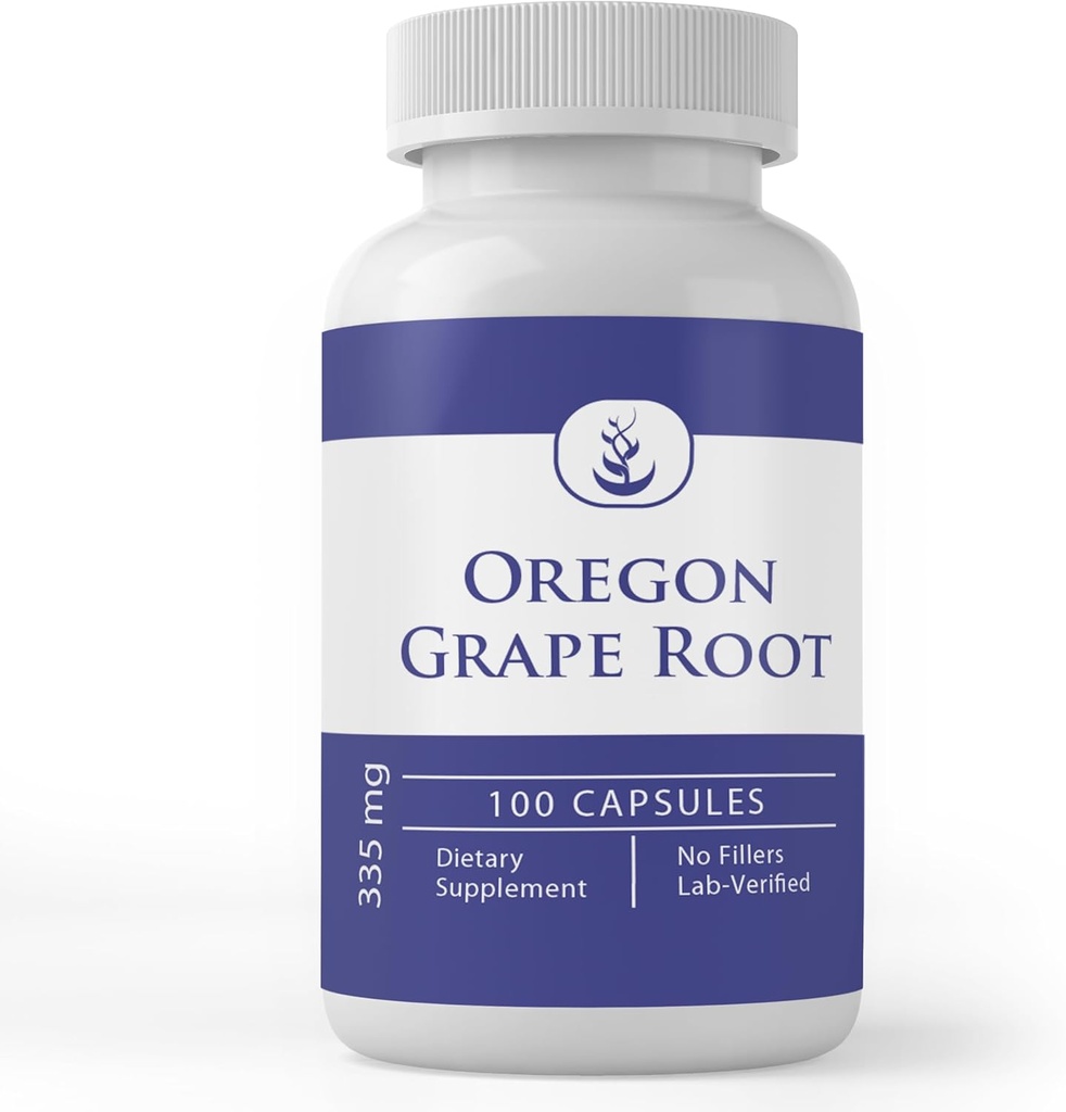 Pure Original Ingrediënten Oregon Grape Root, (100 capsules) Altijd zuiver, Geen additieven of fillers, Lab geverifieerd