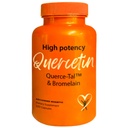 Querce-TalTM Quercetine + Bromelain 120 Veg Capsules Hoge potentie Verbeterde absorptie Biobeschikbaarheid. Ondersteunt Anti-Oxidant, Flare up Events, Heart Immune Health, Packaging mei Vary