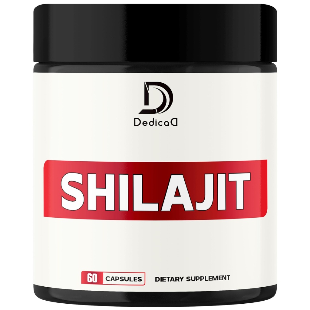 1000Mg Shilajit Pure Himalaya Organische Capsules - Bevat Natural Fulvic, Humic Acid & 85 Andere - Shilajit Supplement voor Body Balance, Heart Health, Brain & Immune System Support - 60 Counts