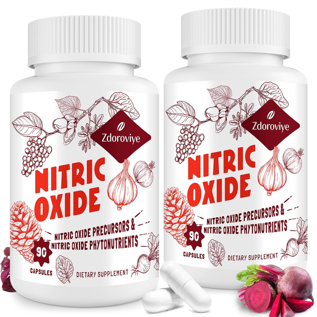 Nitrikoxidesupplement voor mannen, 90 capsules (2 verpakkingen)