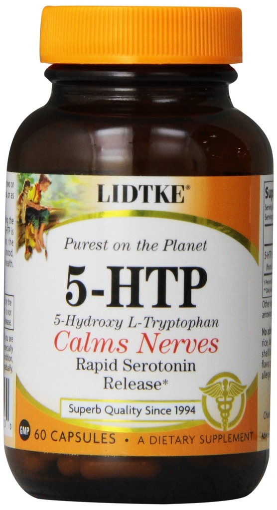 Lidtke Technologies Diet Supplément 5 capsules HTP, 60 Compte