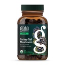 Gaia Kruiden Turkije staart paddo - Immuun Ondersteuning Supplement om de lever gezondheid te behouden - met biologische Turkije staart paddo vruchtlichaam Extract - 120 Vegan Capsules