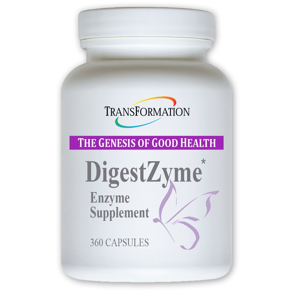 TRANSFORMATIE DE GENESIS VAN GOEDE GEZONDHEIDSenzymen voor kinderen - Natural DigestZyme Supplement Formula for Overal Health, Nutriënt Absorptie, Ondersteuning Digestie tijdens de zwangerschap en borstvoeding, 360 Capsules