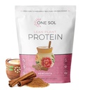 One Sol Lean Plant Based Protein Powder, Pea & Brown Rice Protein, Low Carb, Vegan Friendly - Gluten, Lactose, & Soy Free - No Added Sugar, Non-GMO, Clean Nutrition, No Bloating (Horchata)