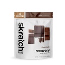 Skratch Labs Après l'entraînement Recovery Drink Mix avec du chocolat, (21,2 oz, 12 portions) avec une protéine complète de lait de caséine, lactosérum, probiotiques, sans gluten, casher, végétarien