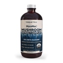 MycoMax Mushroom Complex - 70% Beta Glucans, Max Potency Mushroom Supplement, US Grown + Ultrasonic Extraction - Lions Mane, Cordyceps, Reishi & More - Promoot cognitie, immuniteit, energie - 8 oz.