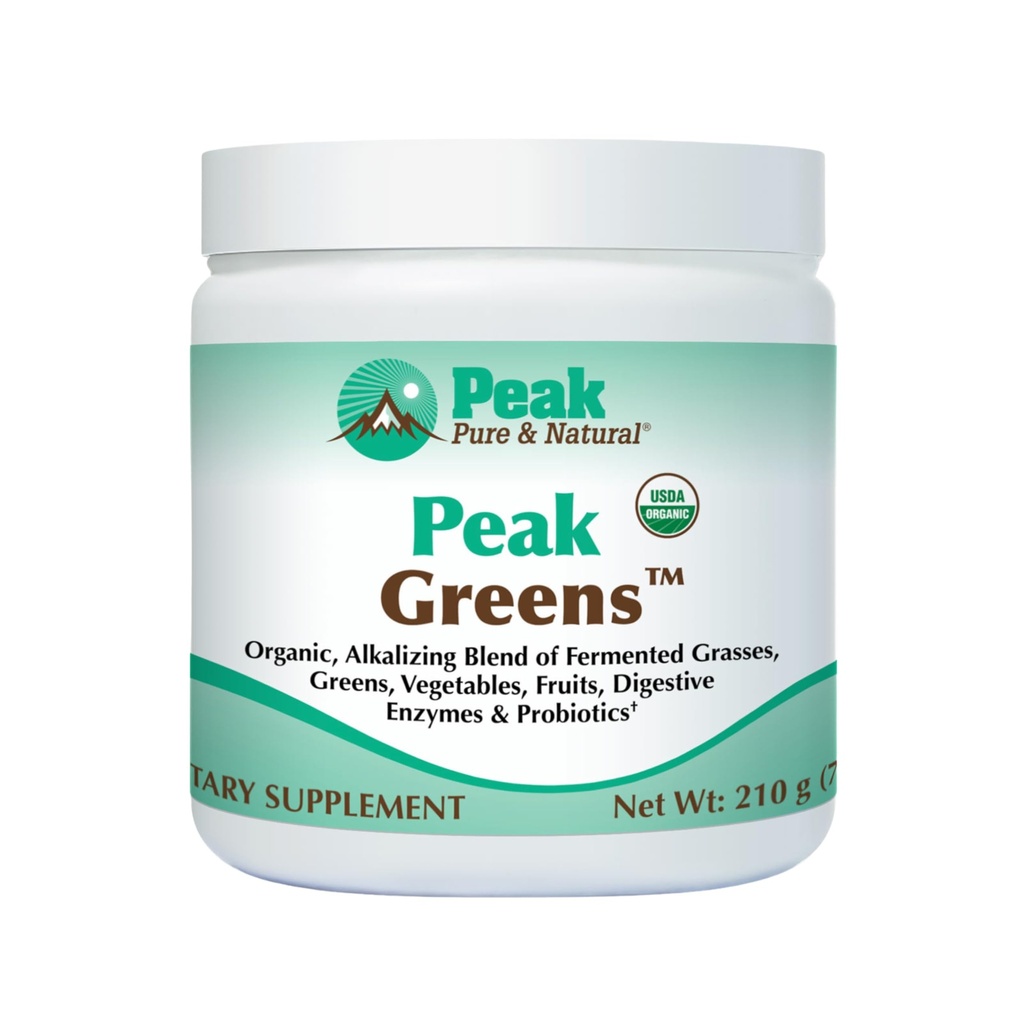 Peak Pure & Natural Peak Greens Ondersteuning pH-balans en oneffenheid 