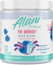 Alani Nu Pre Workout Powder Blue Slush, Amino Energy Boost, Endurance Supplement, Sugar Free, 200mg Cafeïne, L-Theanine, Beta-Alanine, L-Citrulline, 30 porties