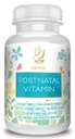 ACTIF Postnatale Vitamine met 25+ Organische Vitaminen en Biologische Kruiden, Verpleeg- en Borstvoeding Supplement, Ondersteunt Baby's Hersenontwikkeling, Niet-GMO, Made in USA, 90 Tel.