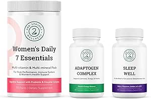 Vrouwendag 7 Essentials, Adaptogen Complex & Slaapwel bundel