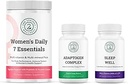 Vrouwendag 7 Essentials, Adaptogen Complex & Slaapwel bundel