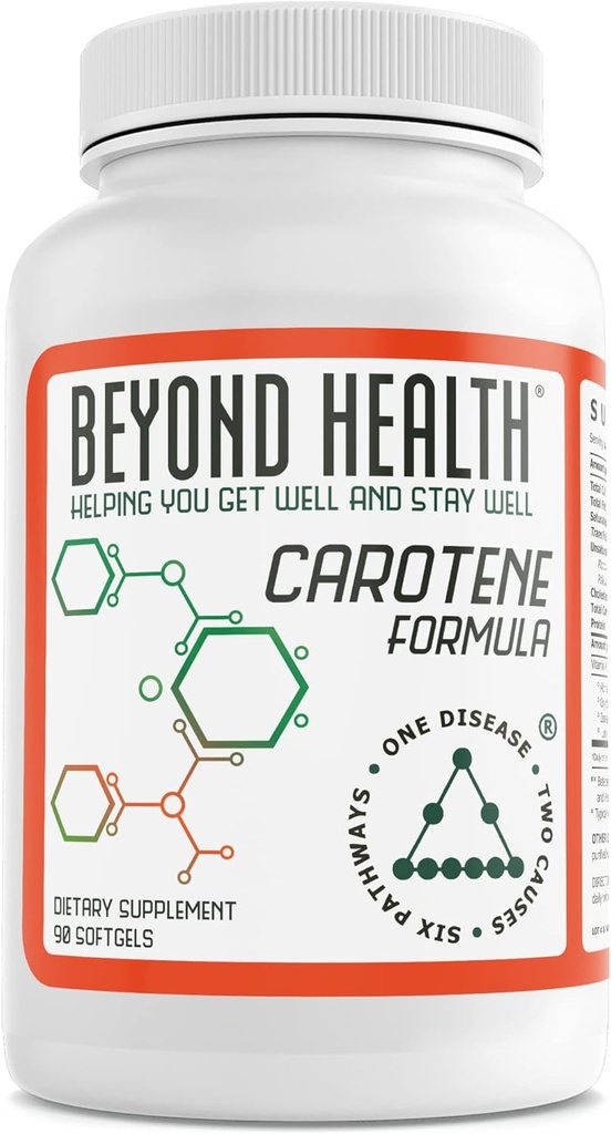 Beyond Health Carotène Formula 90 Softgels - Supplément infusé de caroténoïdes