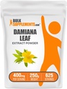 BulkSupplements.com Damiana Extract Powder - Damiana Supplement, Herbal Supplement - Vegan & Glutenvrij, 400mg per portie, 250g (8.8 oz) (verpakking van 1)