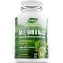 100% Pure Haar, Huid, en Nagels Vitaminen met Biotin Super Blend Formule, Ontworpen ter ondersteuning van stralende schoonheid, haar, huid en nagel gezondheid voor zowel vrouwen als mannen