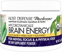Défense de l'hôte MycoBotanicals Cerveau Énergie* Poudre - Supplément de soutien Cerveau & Focus avec le champignon Lion's Mane - Supplément diététique avec Yerba Mate pour le soutien énergétique - 3,5 oz (33 portions)*