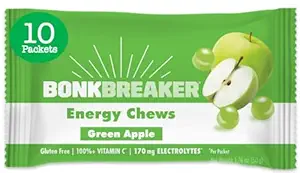Bonk Breaker Energie Kauwen, Glutenvrije, Zuivelvrije Ingrediënten om snelle energie en focus te bieden, 1 doos van 10 pakketten, Variety Pack