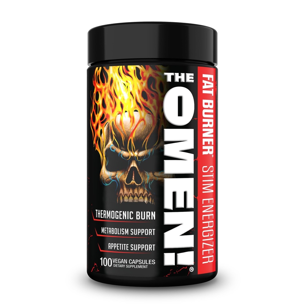 JNX SPORTE L'Omen ! Brûleur de graisse thermogénique – supplément alimentaire pour les hommes et les femmes avec L Carnitine