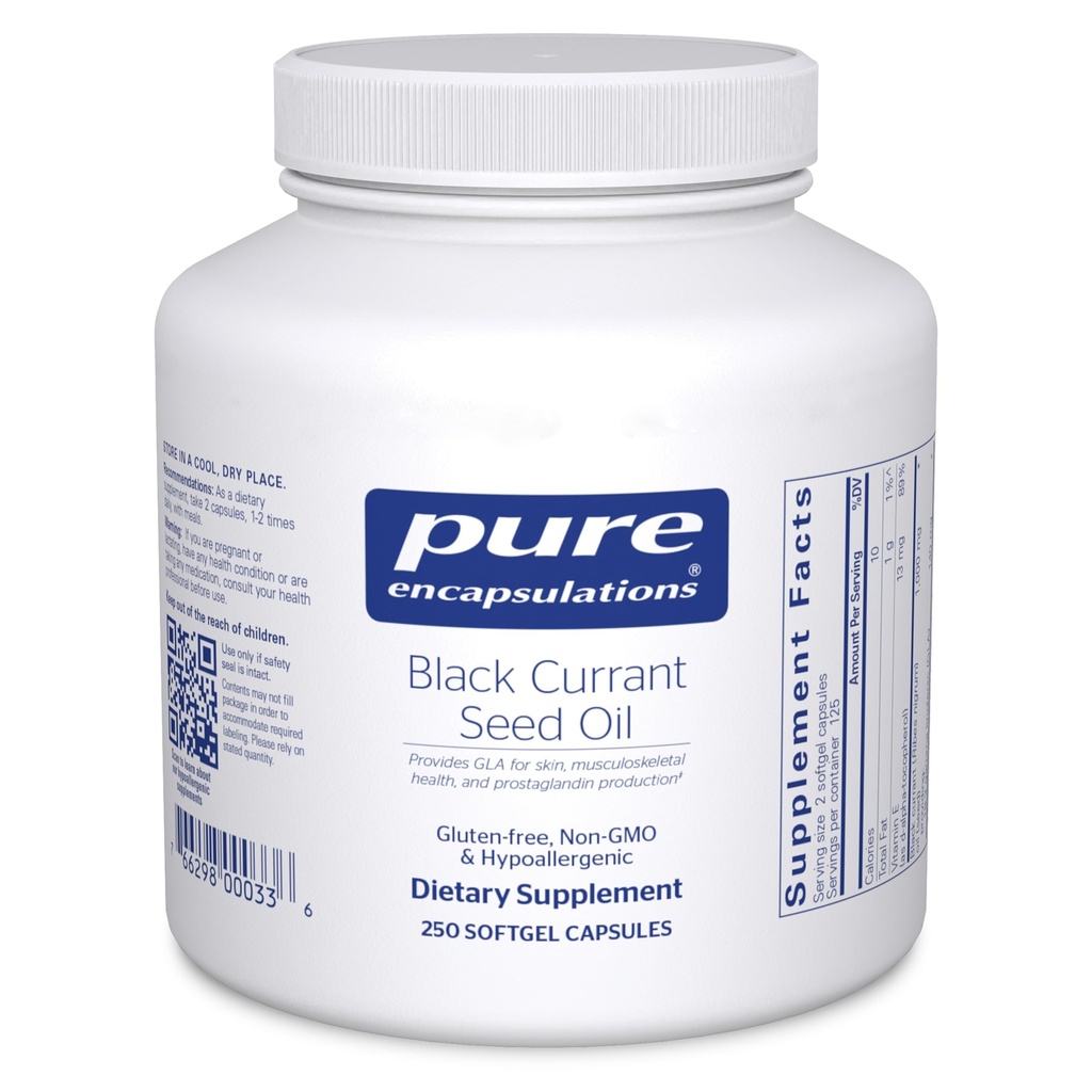 Pure Encapsulations Black Currant Seed Oil 