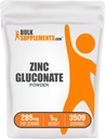 BulkSupplements.com Zink Gluconaat Poeder - Zink 40mg, Mineral Supplement for Immune Support - Glutenvrij, 285mg per portie, 1kg (2,2 lbs) (verpakking van 1)