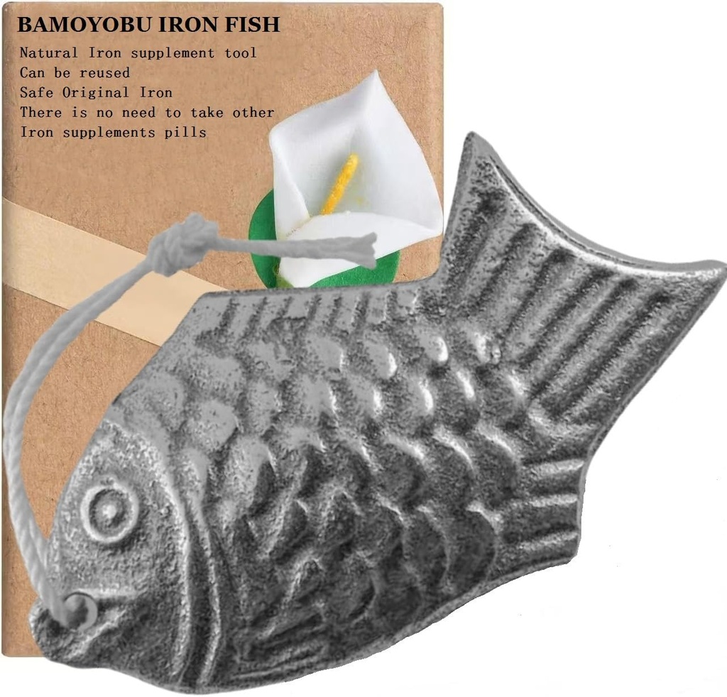 Iron Fish Cooking Tool Safe Originele Iron to Your Food & Drinks, Supplement to Reduce Iron Deficiency Risks for Vegans Atletes Zwangere vrouwen en kinderen, Moederdag Gifts
