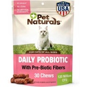 Pet Naturals Dagelijkse Probiotica voor Katten, 30 Kauwen - Digestief en Immune Ondersteuning Supplement voor Katten