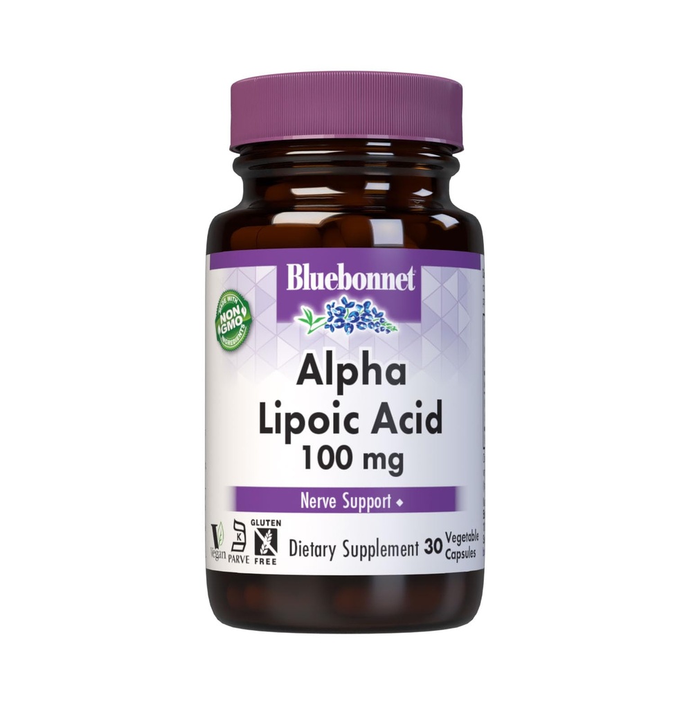BLUEBONNET NUTRITION ALFA LIPOIC ACID 100 mg