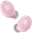 Back Bay Audio Tempo 30 Draadloze oordopjes voor kleine oren - Award-Winning Sound, Sweatproof Bluetooth oordopjes, Comfortabele oordopjes voor vrouwen, Roze oortelefoons Kleine oorkanaaltjes, Lange Batterij hoofdtelefoon